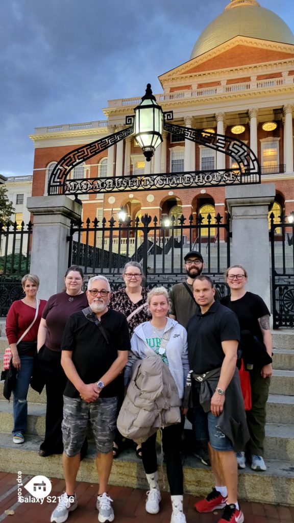 Group photo Haunted Boston Walking Tour on Nov 6, 2024 with Charlie