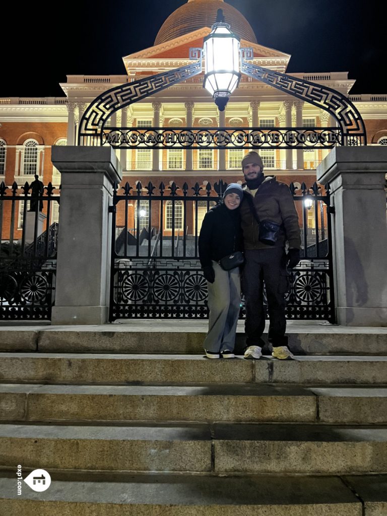 Group photo Haunted Boston Walking Tour on Jan 26, 2025 with Paul
