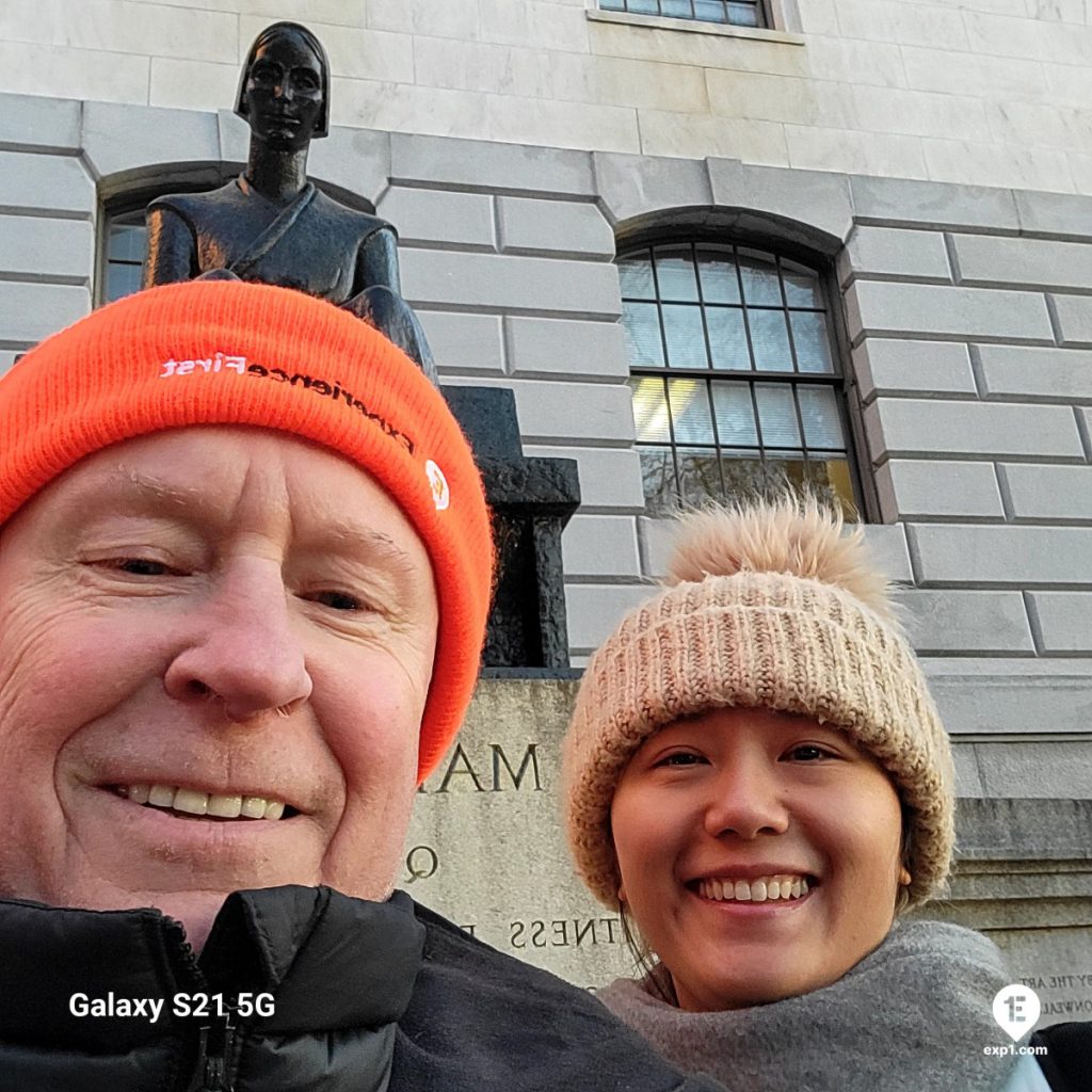 Group photo Haunted Boston Walking Tour on Jan 28, 2025 with Charlie