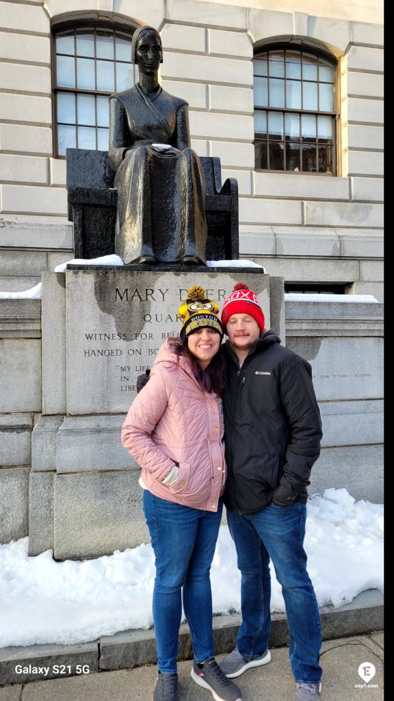 Group photo Haunted Boston Walking Tour on Feb 19, 2025 with Charlie