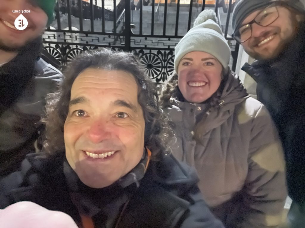 Group photo Haunted Boston Walking Tour on Feb 23, 2025 with Paul