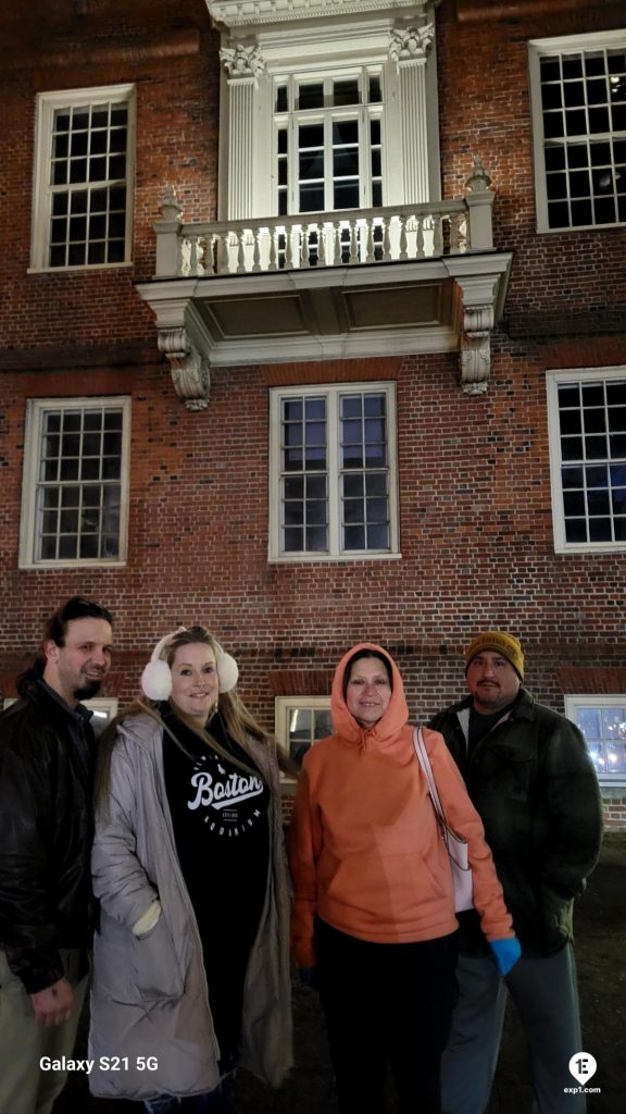 Group photo Haunted Boston Walking Tour on Mar 1, 2025 with Charlie