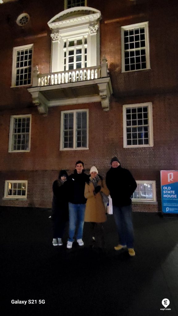 Group photo Haunted Boston Walking Tour on Mar 9, 2025 with Charlie