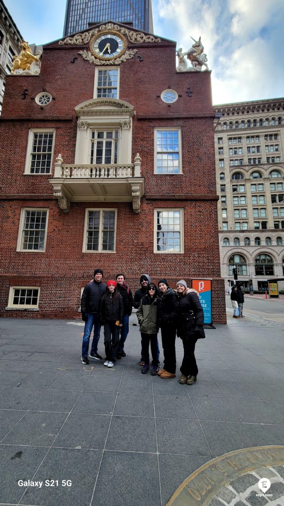 Group photo Haunted Boston Walking Tour on Mar 9, 2025 with Charlie
