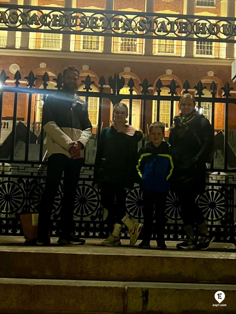 Group photo Haunted Boston Walking Tour on Mar 10, 2025 with Paul