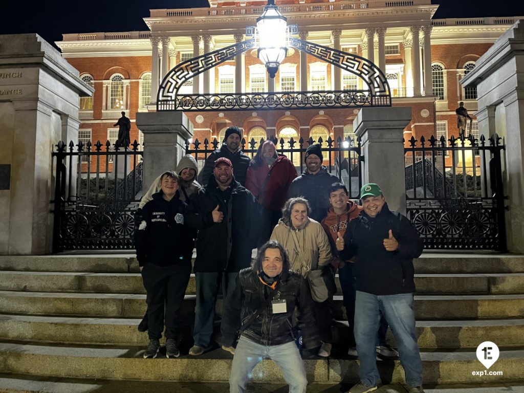 Group photo Haunted Boston Walking Tour on Mar 13, 2025 with Paul