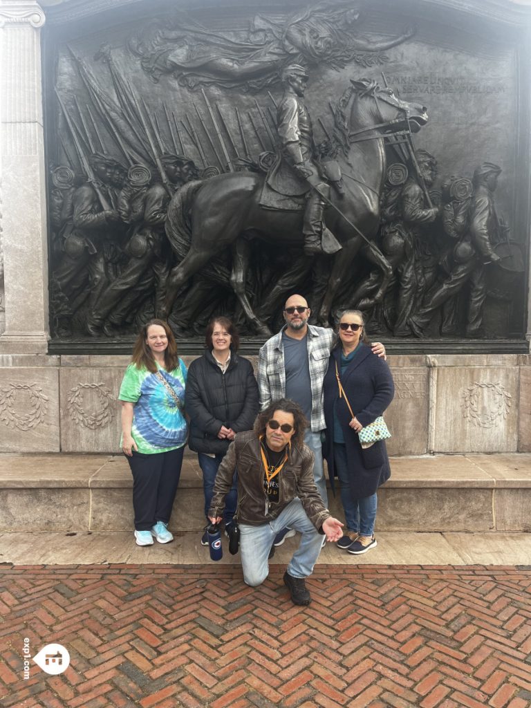 Group photo Haunted Boston Walking Tour on Mar 16, 2025 with Paul