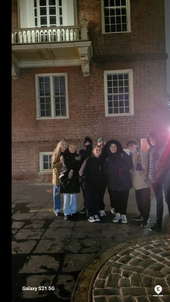 Group photo Haunted Boston Walking Tour on Mar 17, 2025 with Charlie