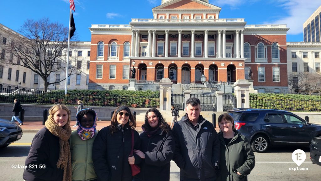 Group photo Haunted Boston Walking Tour on Mar 21, 2025 with Charlie