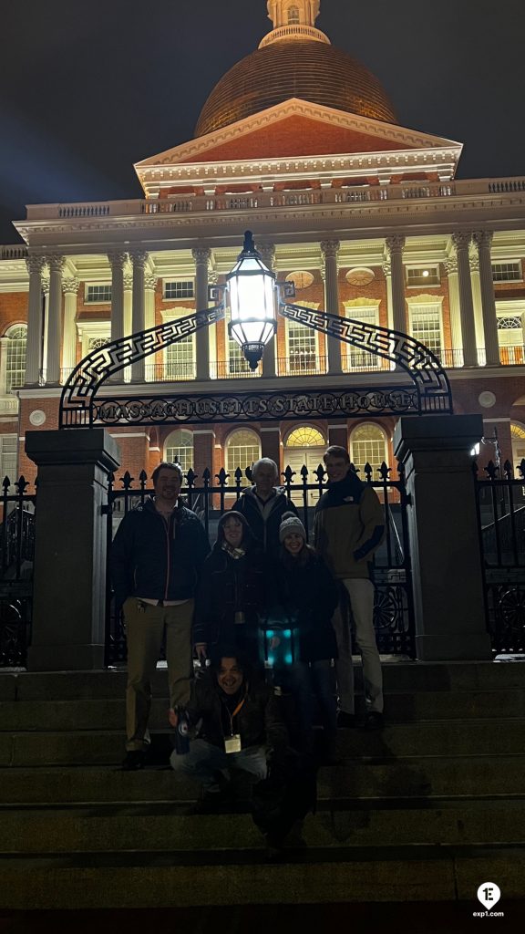 Group photo Haunted Boston Walking Tour on Mar 24, 2025 with Paul