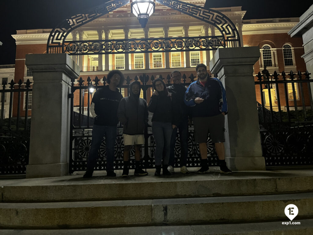 Group photo Haunted Boston Walking Tour on Apr 4, 2025 with Paul