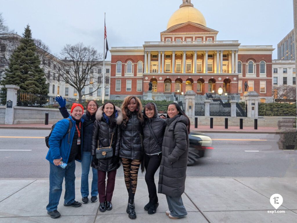 Group photo Haunted Boston Walking Tour on Apr 11, 2025 with Charlie