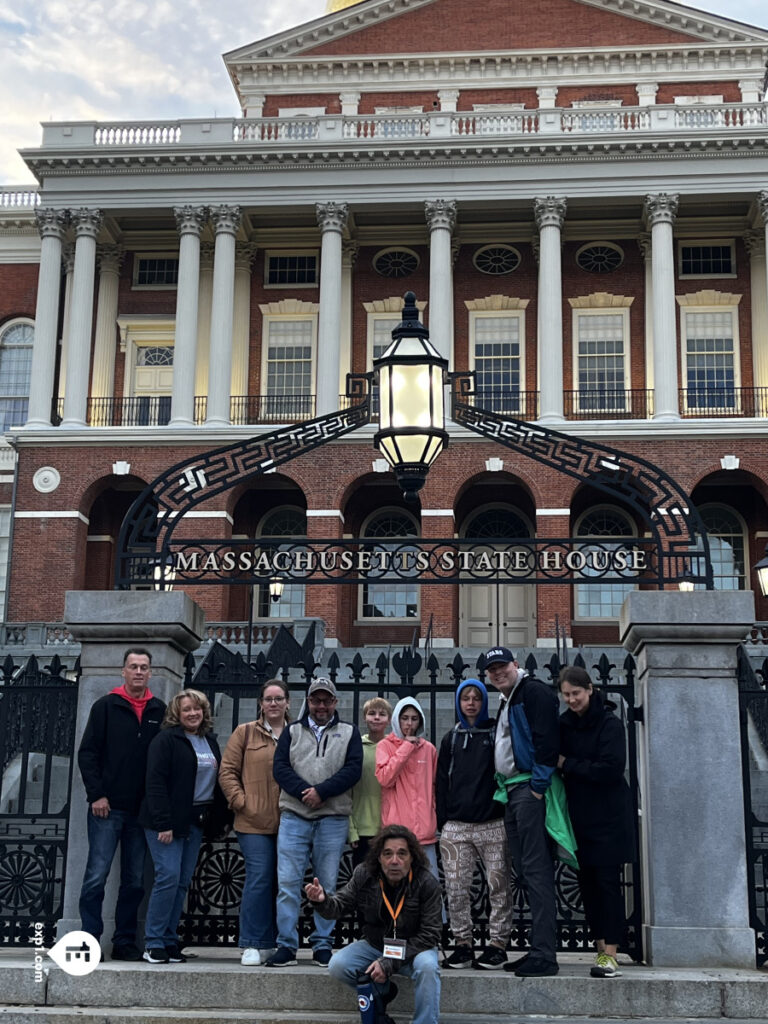 Group photo Haunted Boston Walking Tour on May 24, 2025 with Paul