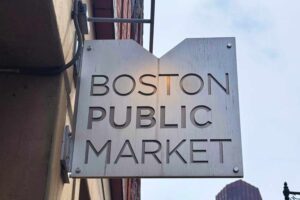Boston Public Market sign