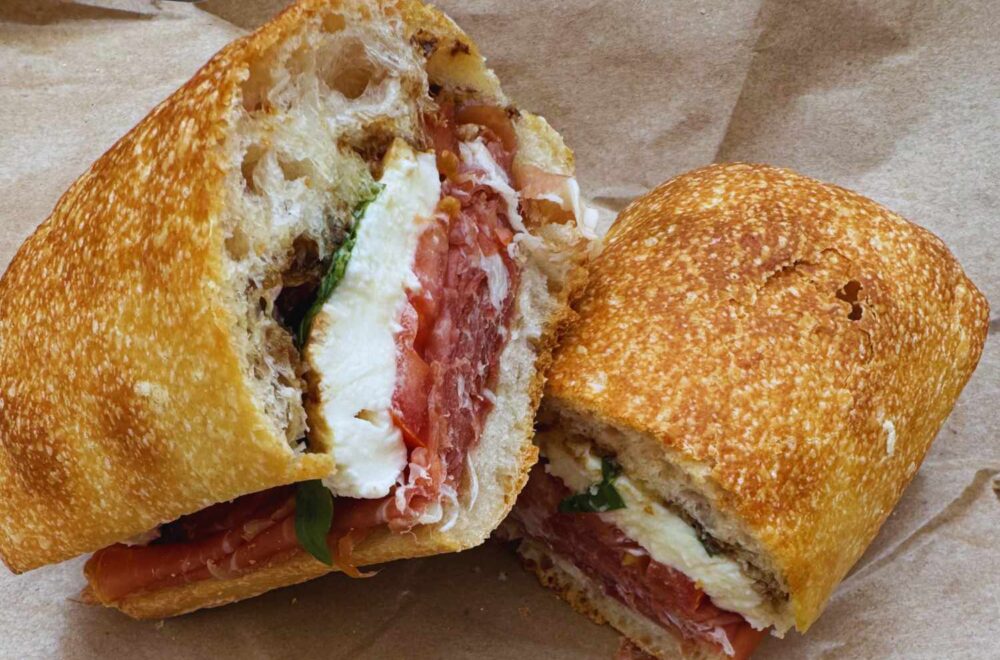 Fresh Panini from Salumeria Italiana during Boston Food Tour