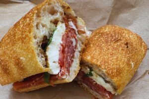 Fresh Panini from Salumeria Italiana during Boston Food Tour