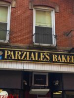Parziales Bakery sign during Boston Food Tour