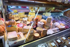 Selection of cheese during Boston Food Tour