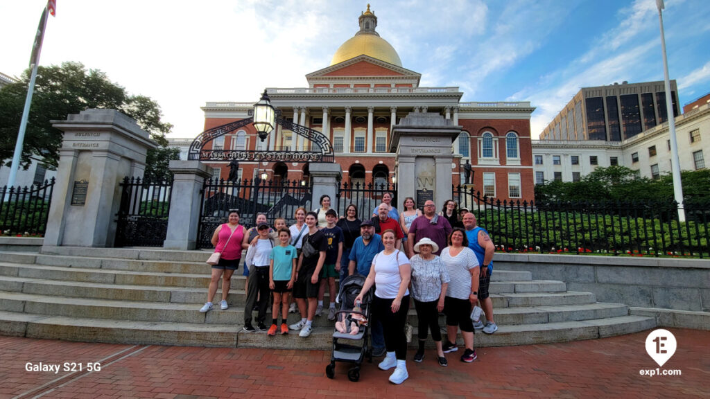 Group photo Haunted Boston Walking Tour on Jun 22, 2025 with Charlie