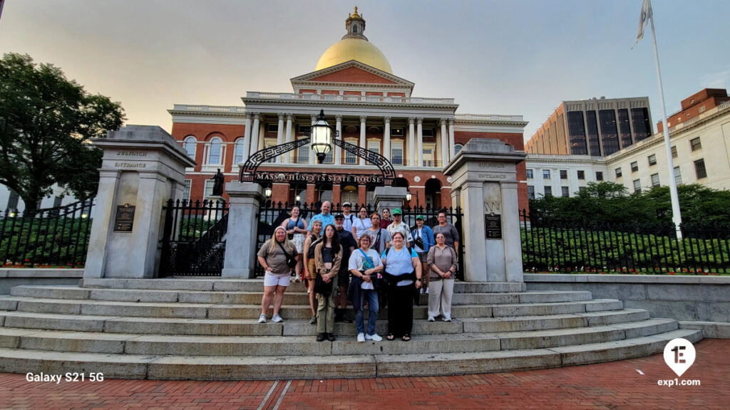 Group photo Haunted Boston Walking Tour on Jul 12, 2025 with Charlie