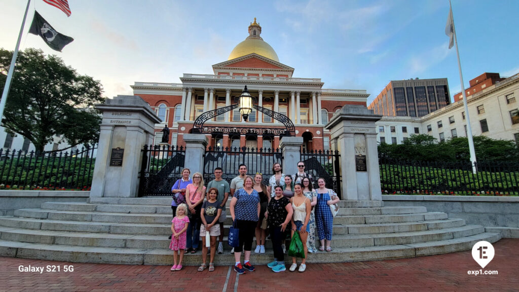 Group photo Haunted Boston Walking Tour on Jul 11, 2025 with Charlie