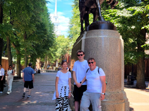 Freedom Trail Highlights Walking Tour on Jul 18, 2025 with Charlie
