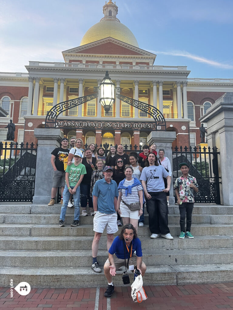 Group photo Haunted Boston Walking Tour on Aug 8, 2025 with Paul