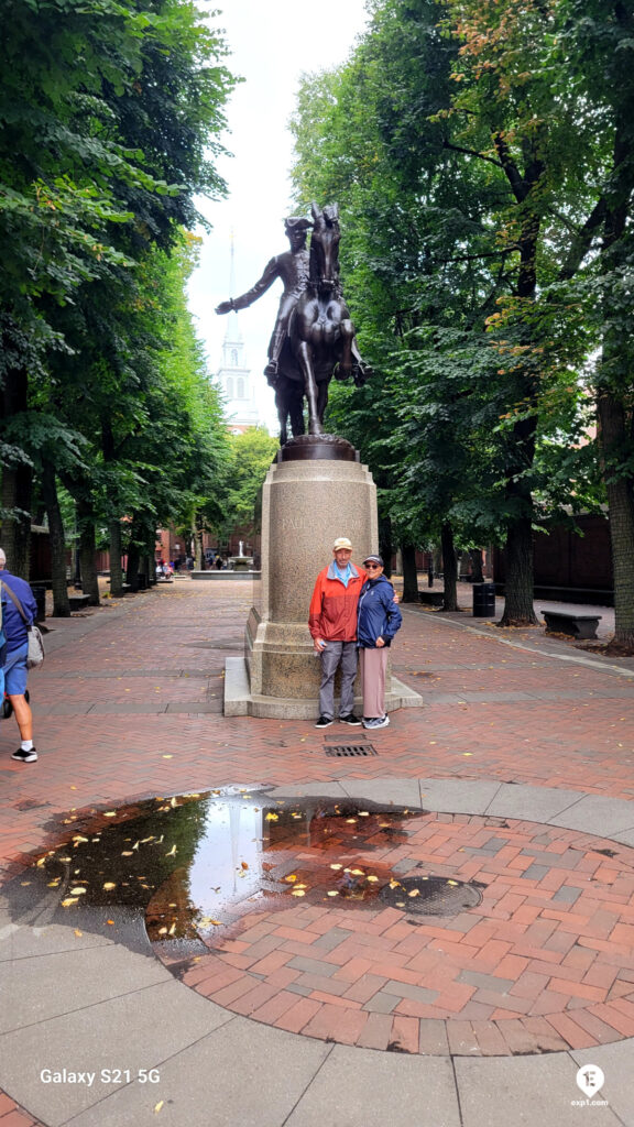 Group photo Freedom Trail Highlights Walking Tour on Aug 21, 2025 with Charlie