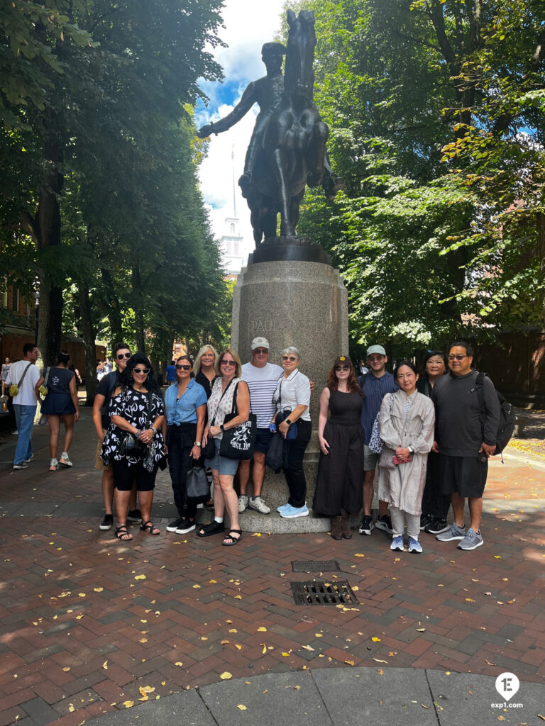 Group photo Freedom Trail Highlights Walking Tour on Aug 30, 2025 with Paul