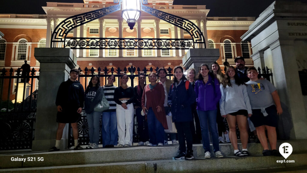 Group photo Haunted Boston Walking Tour on Aug 29, 2025 with Charlie