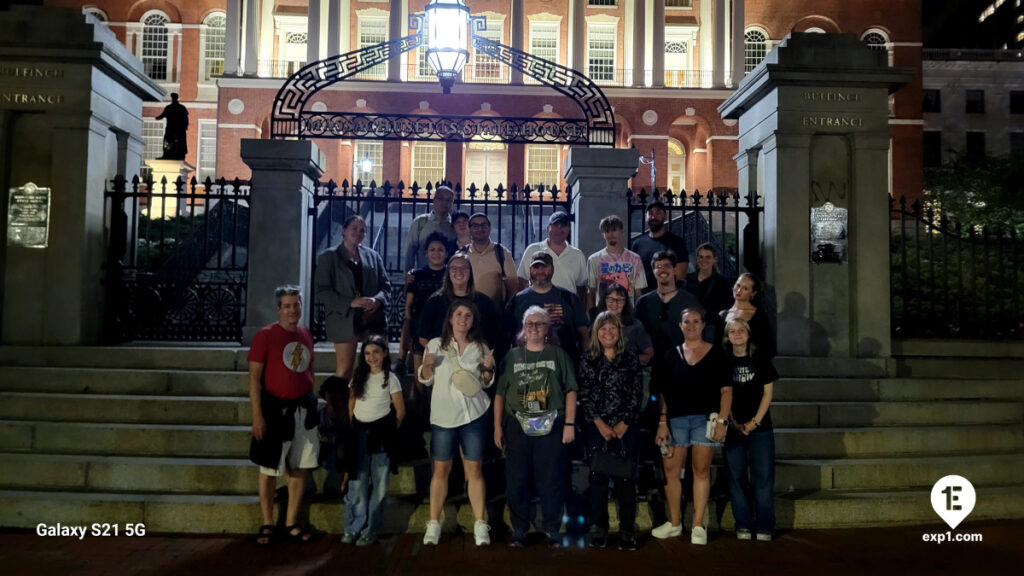 Group photo Haunted Boston Walking Tour on Sep 5, 2025 with Charlie