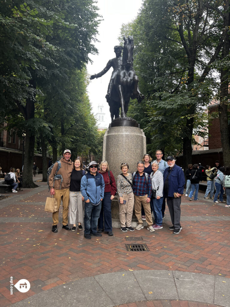Group photo Freedom Trail Highlights Walking Tour on Oct 11, 2025 with Paul