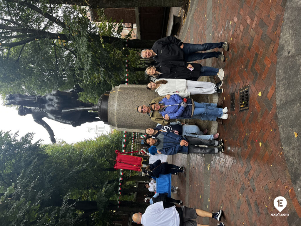 Group photo Freedom Trail Highlights Walking Tour on Oct 12, 2025 with Paul
