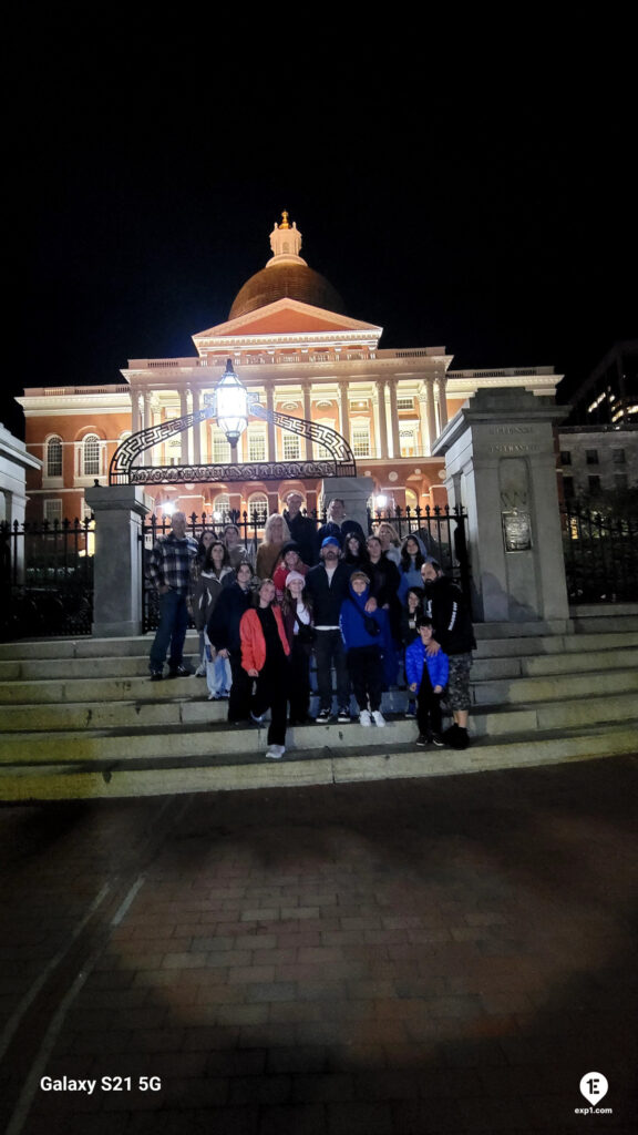 Group photo Haunted Boston Walking Tour on Oct 11, 2025 with Charlie