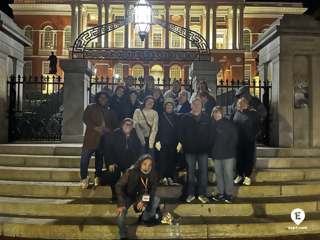 Group photo Haunted Boston Walking Tour on Oct 24, 2025 with Paul