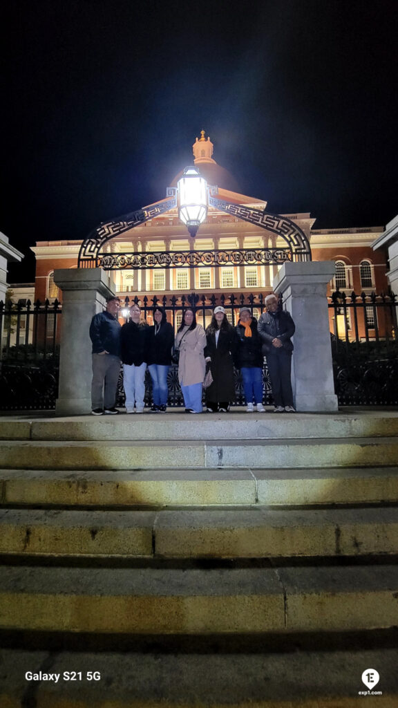 Group photo Haunted Boston Walking Tour on Nov 1, 2025 with Charlie