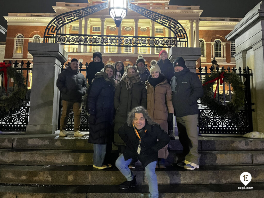 Group photo Haunted Boston Walking Tour on Dec 28, 2025 with Paul