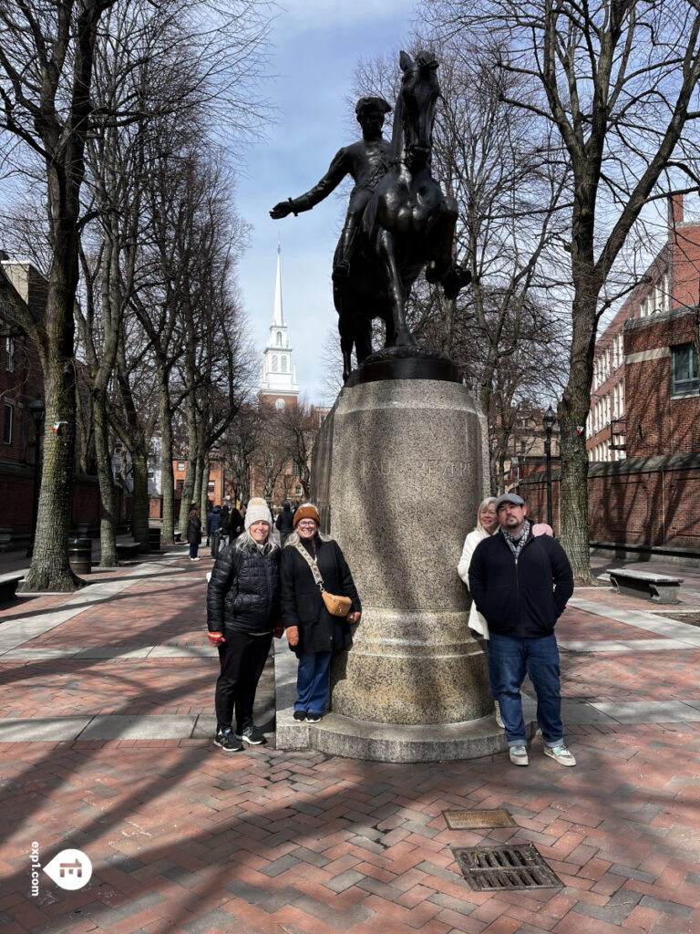 Group photo Freedom Trail Highlights Walking Tour on Mar 18, 2026 with Paul