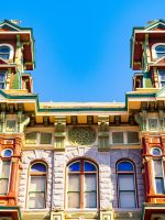 Colorful building in the Gaslamp Quarter of San Diego