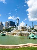Buckingham Fountain in Grant Park in Chicago