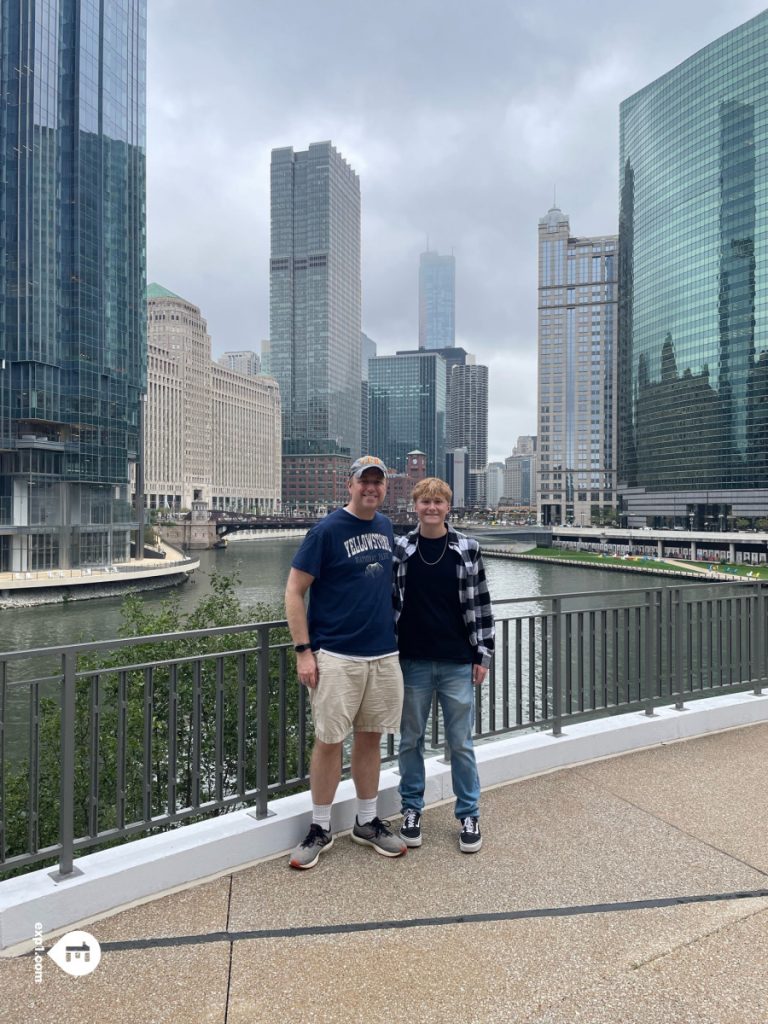Group photo Chicago Riverwalk Architecture Tour on Oct 5, 2023 with Chris