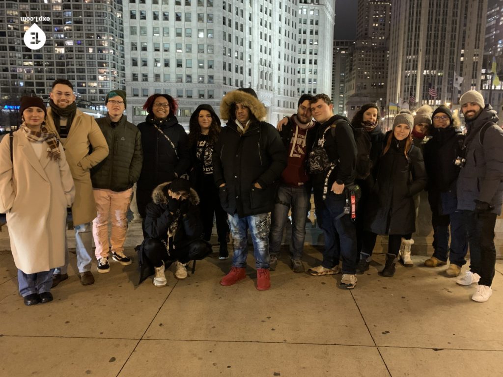 Group photo Mobsters & Haunted Mysteries of Chicago Tour on Dec 3, 2023 with Michael