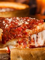 Chicago Style Deep Dish Cheese Pizza