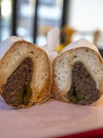 Italian beef sandwich in Chicago Food and Culture Tour