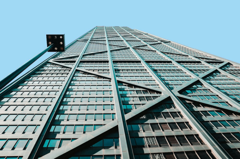 The former John Hancock Center on Chicago Magnificent Mile tour