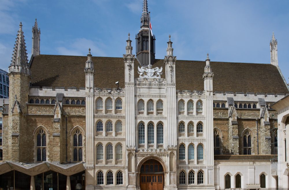 London Guildhall on London Finance Walking Tour