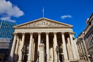London Royal exchange building on guided financial district tour (1)