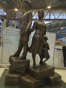 National Windrush Monument in South Bank London