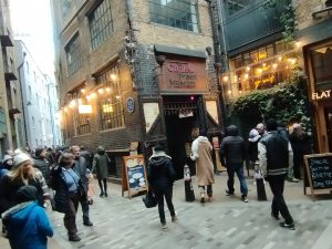 Outside the Clink Prison Museum in South Bank London