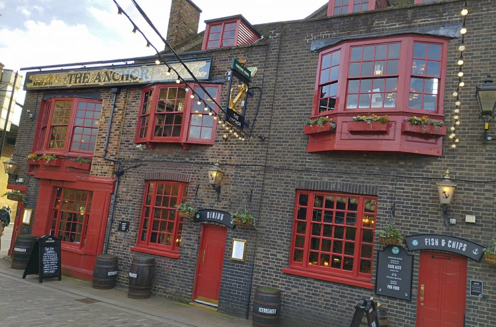 The Anchor Bankside Restaurant in South Bank London